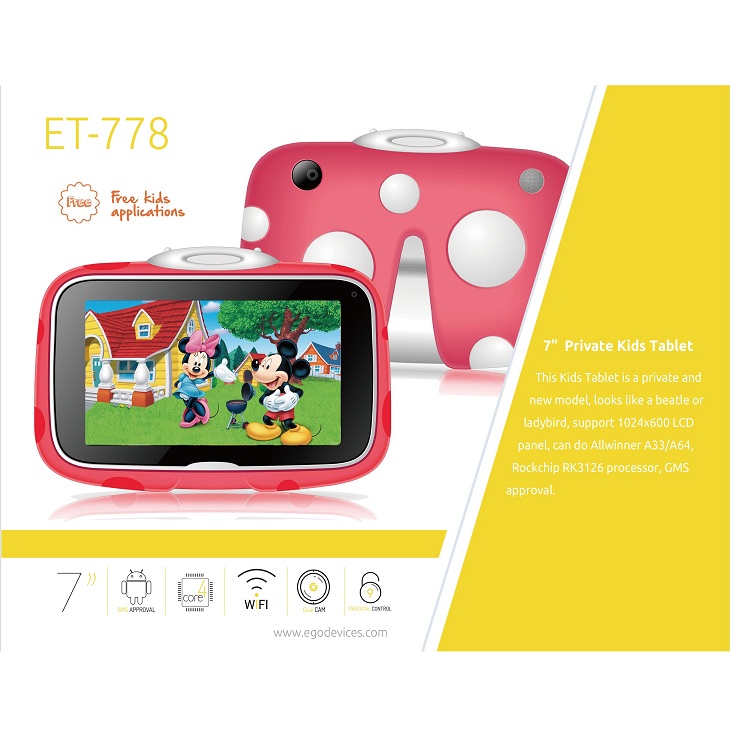 7 Inch Private Kids Tablet